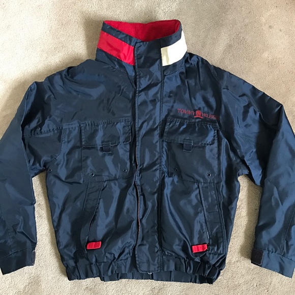 Tommy Hilfiger Jacket Size Large Vintage Spell Out - Picture 3 of 8